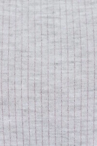 Sheer Ribbed Wrap Long Sleeve Top