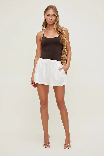 Sculpt Scoop Neck Shelf Bra Bodysuit