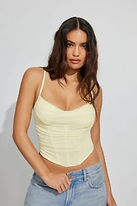 Ally Mesh Peekaboo Bustier