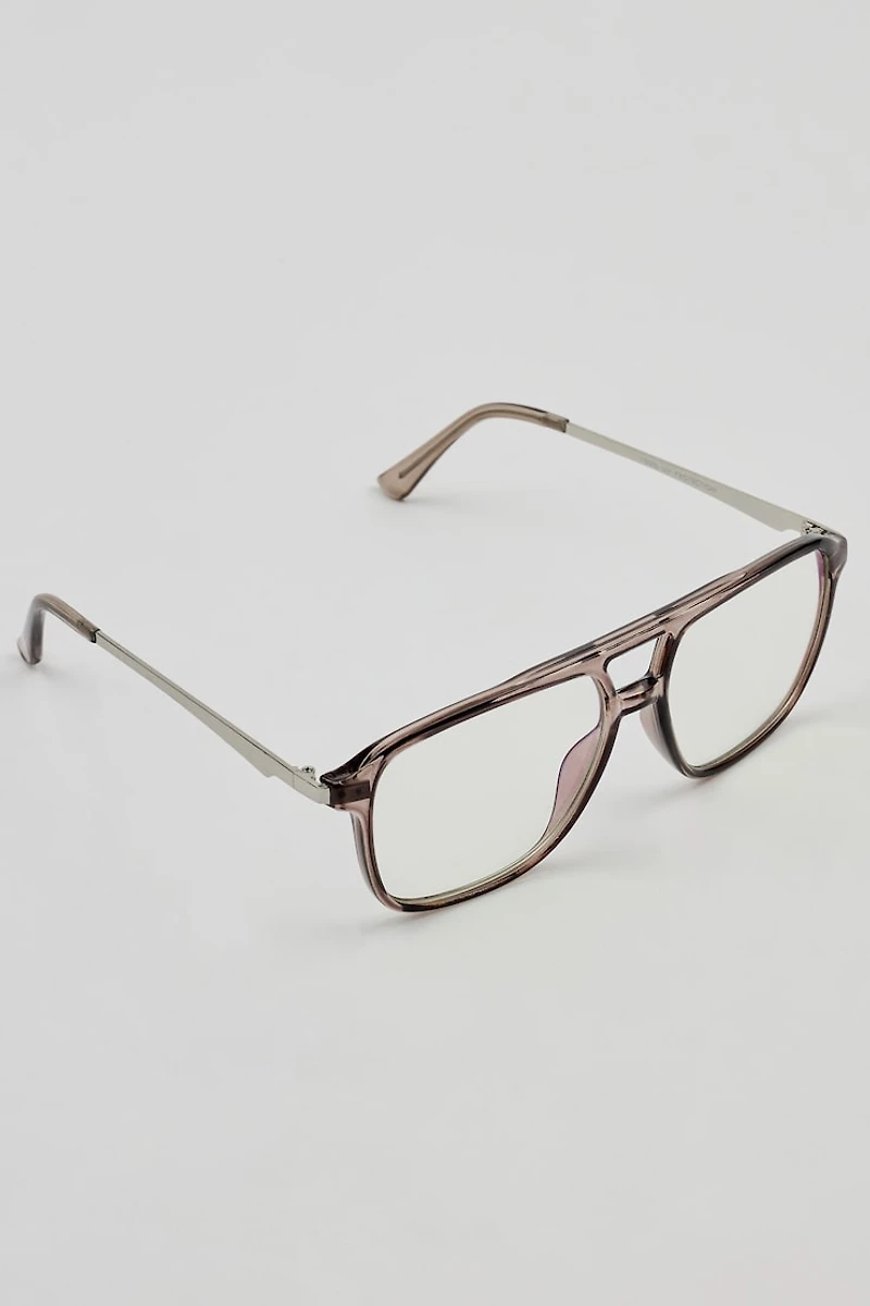 Lunettes de lecture anti-lumière aviateur rétro