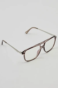 Lunettes de lecture anti-lumière aviateur rétro