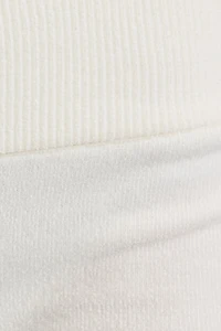 Minishort en chenille à taille basse