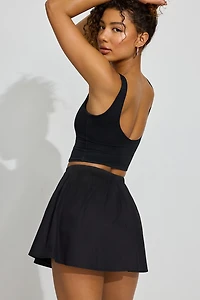 Peyton Poplin Skort