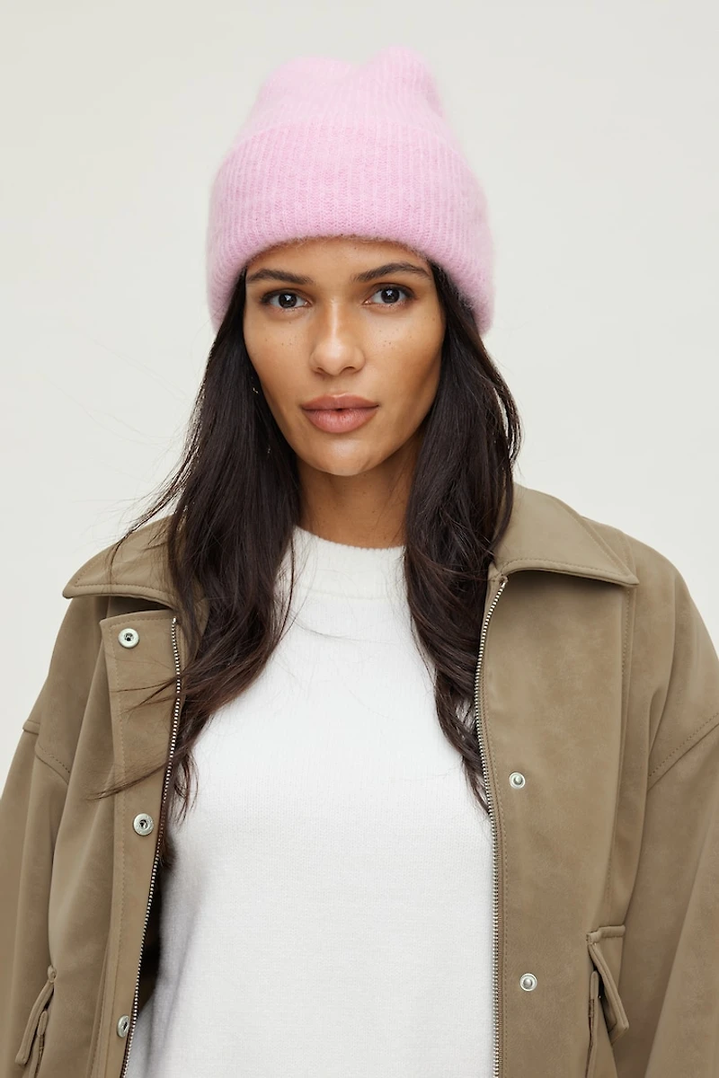 Premium Hairy Mohair Beanie