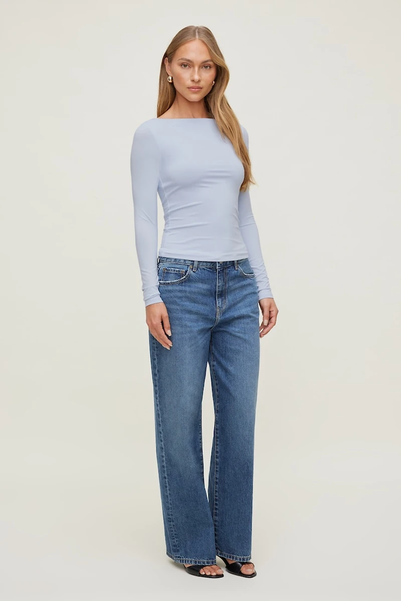 Nola Sculpt Long Sleeve Top