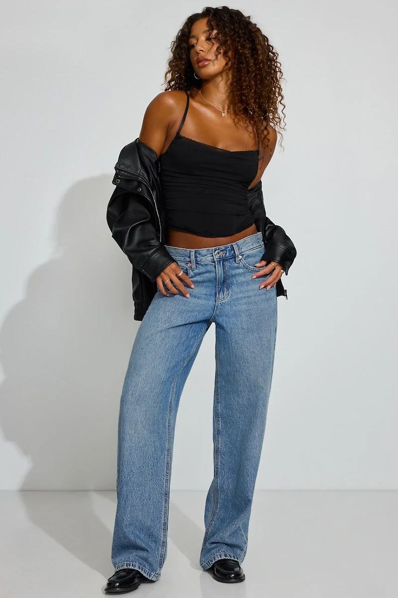 Ally Mesh Peekaboo Bustier