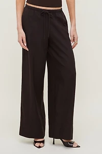 Leo Linen Wide Leg Pants