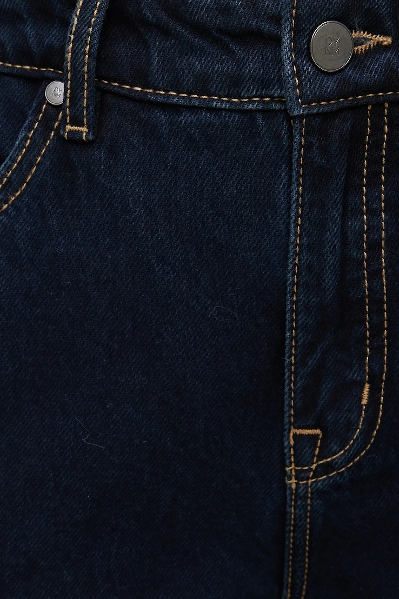 Mika Mid Rise Relaxed Straight Leg Jeans