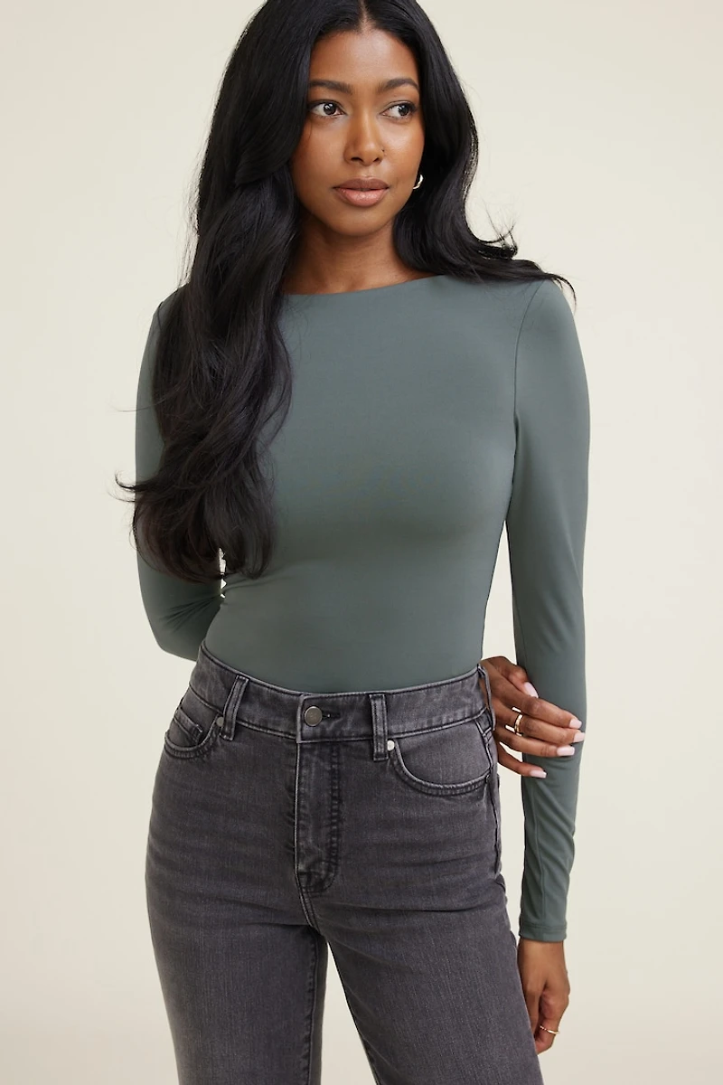 Nola Sculpt Long Sleeve Top