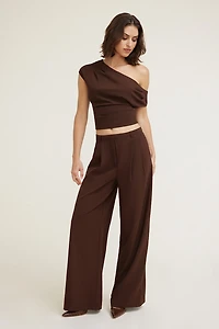 Draped Off Shoulder Top