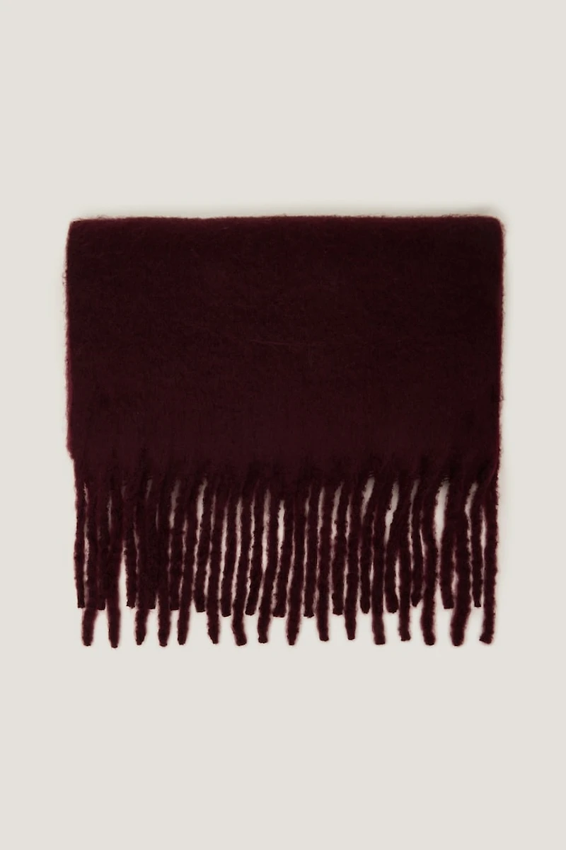 Oversized Fringed Scarf
