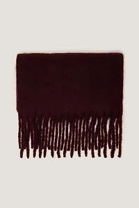 Oversized Fringed Scarf