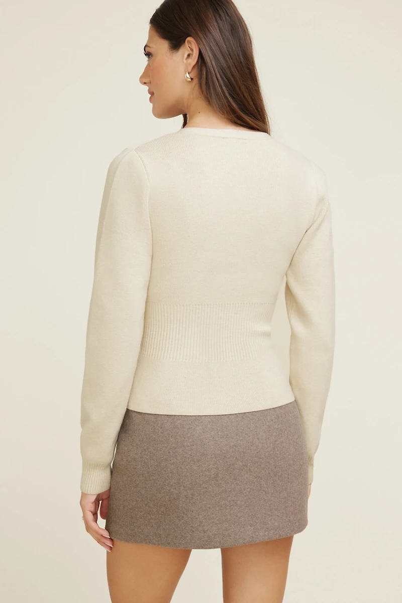 Cinched Waist Cardigan