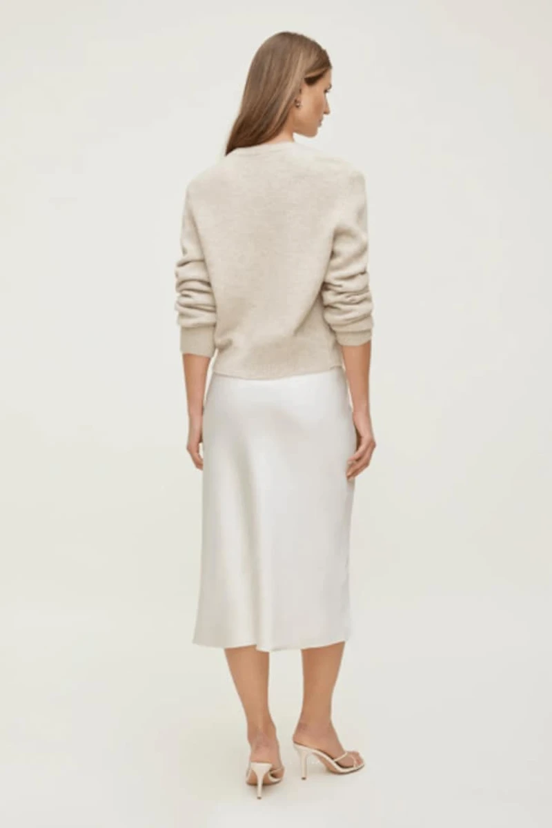 Cardigan à col rond Rebecca