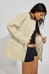 Long Twill Field Jacket