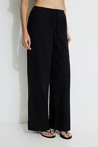 Leo Wide Leg Linen Pants