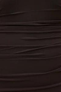 Reia Halter Mesh Maxi Dress