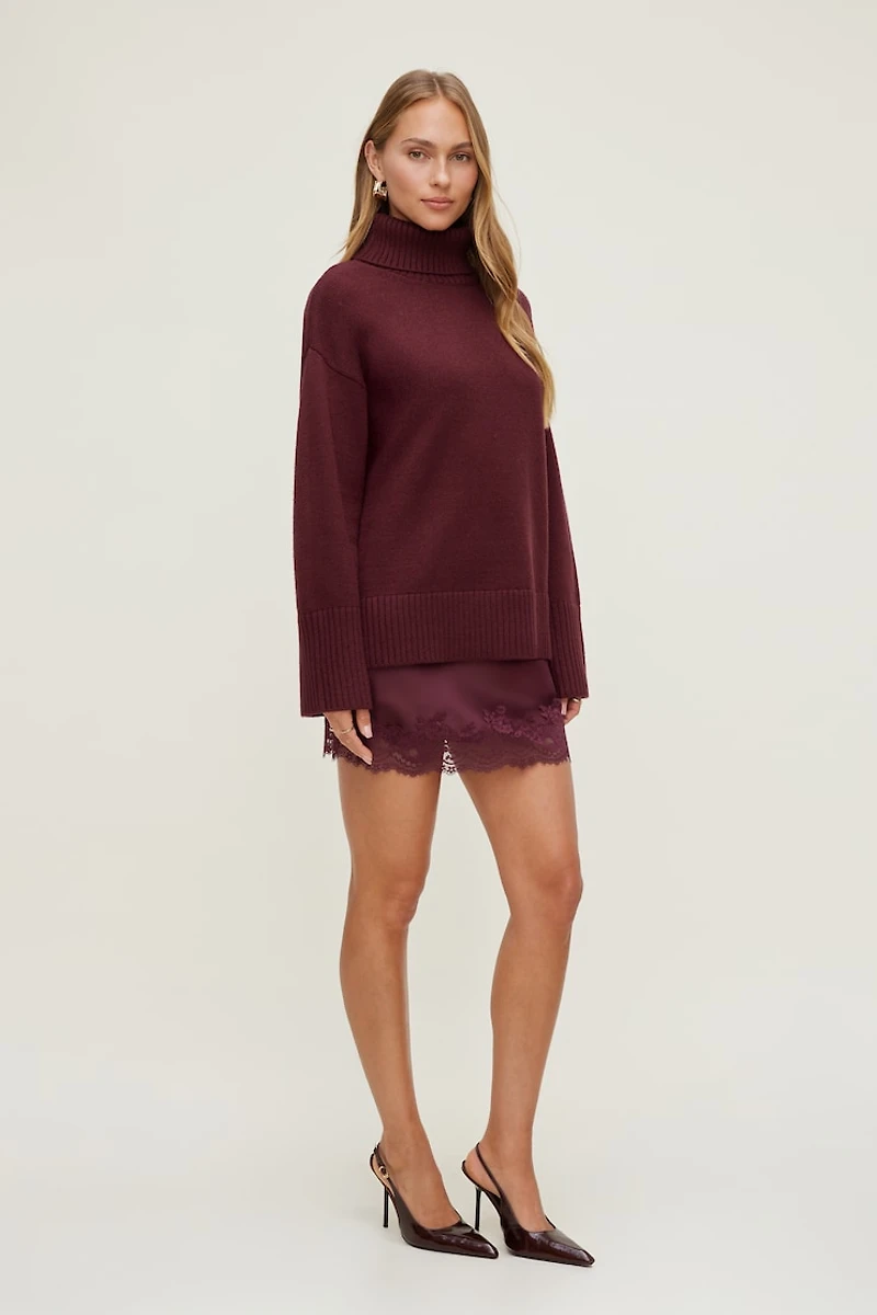 Chandail à col roulé Evy