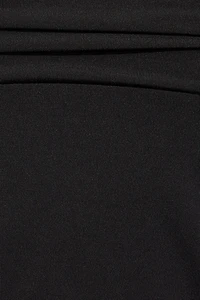 Plunge Halter Hankerchief Top