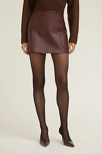 Kylie Faux Leather Mini Skirt