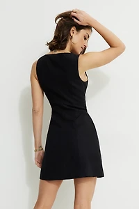 Audrie Linen Mini Dress