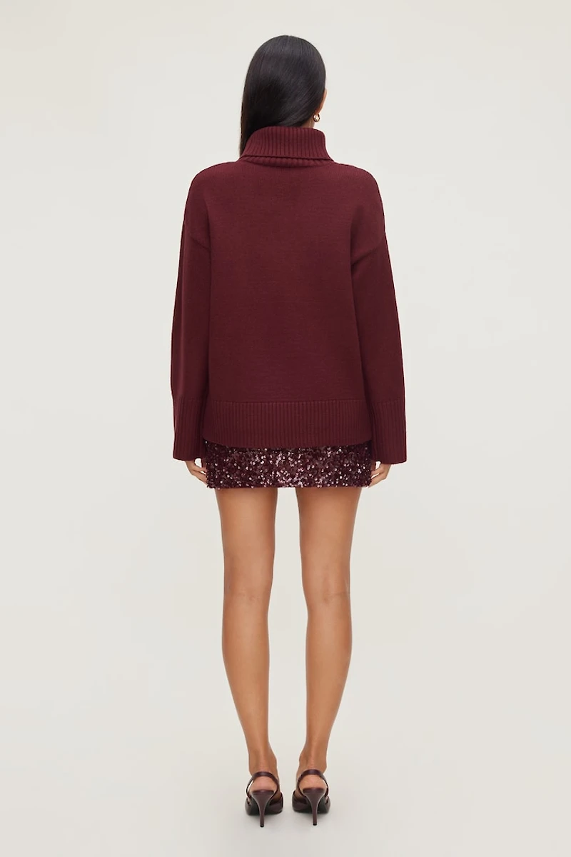 Kylie Sequin Mini Skirt