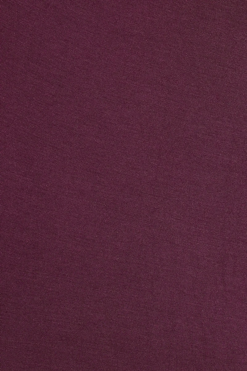 Wide Boat Neck Banded Tee