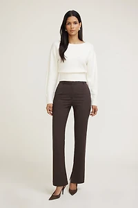 High Rise Slim Leg Pants