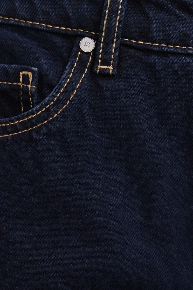 Mika Mid Rise Relaxed Straight Leg Jeans