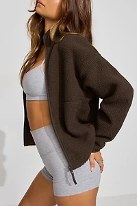 Sherpa Fleece Full Zip Jacket