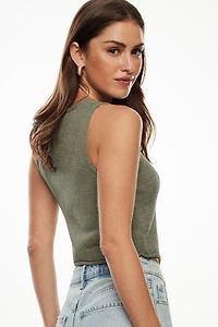 Veste en tricot à ouverture