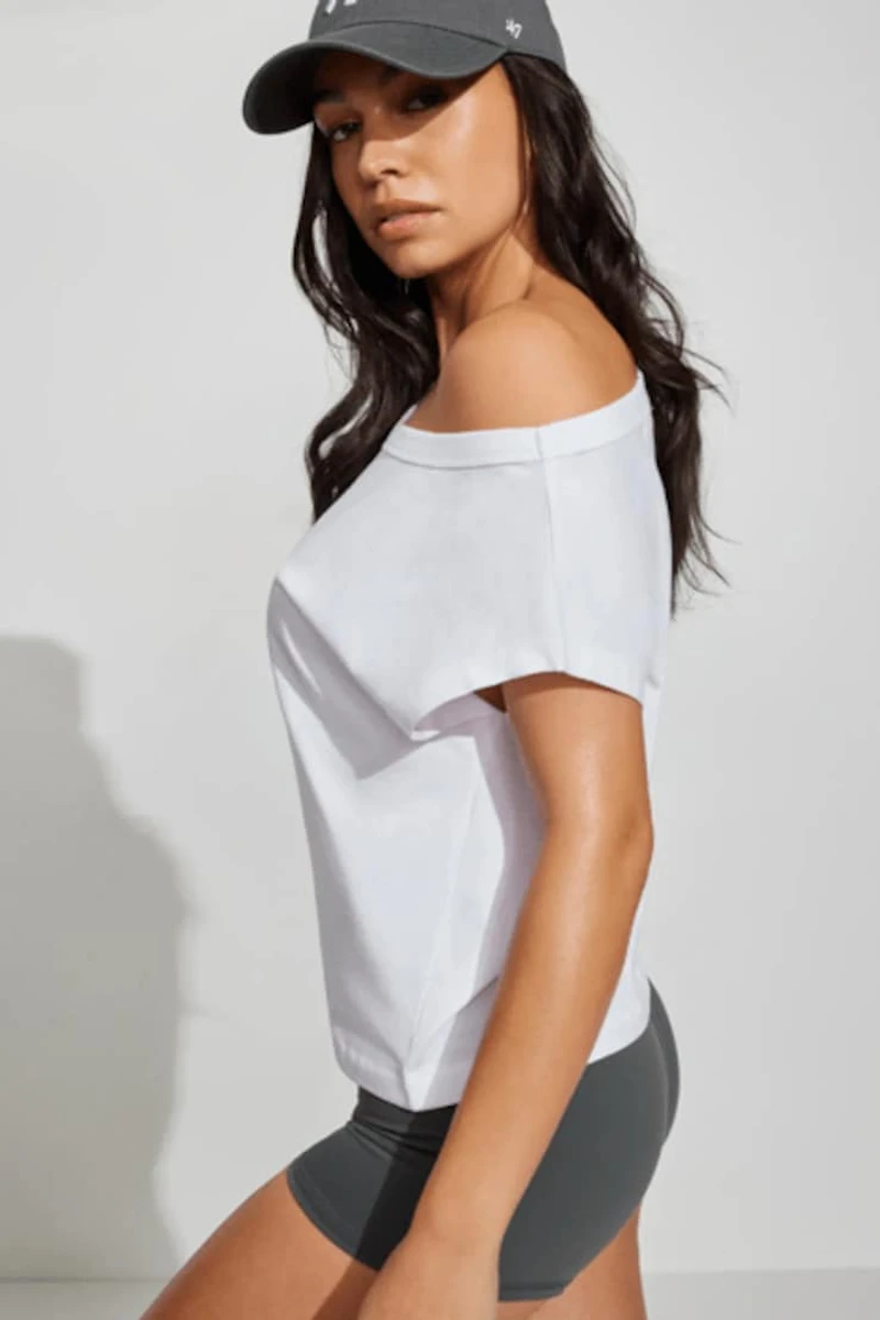 Wide Asymmetric T-Shirt