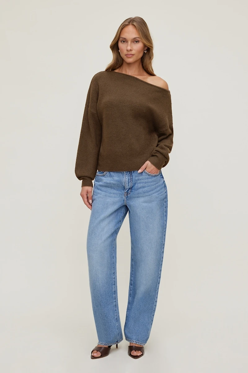 Mika Mid Rise Relaxed Straight Leg Jeans
