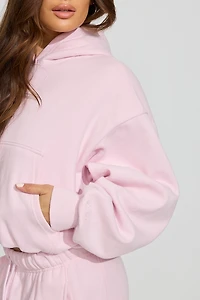 UltraFleece Clean Cropped Bubble Hoodie