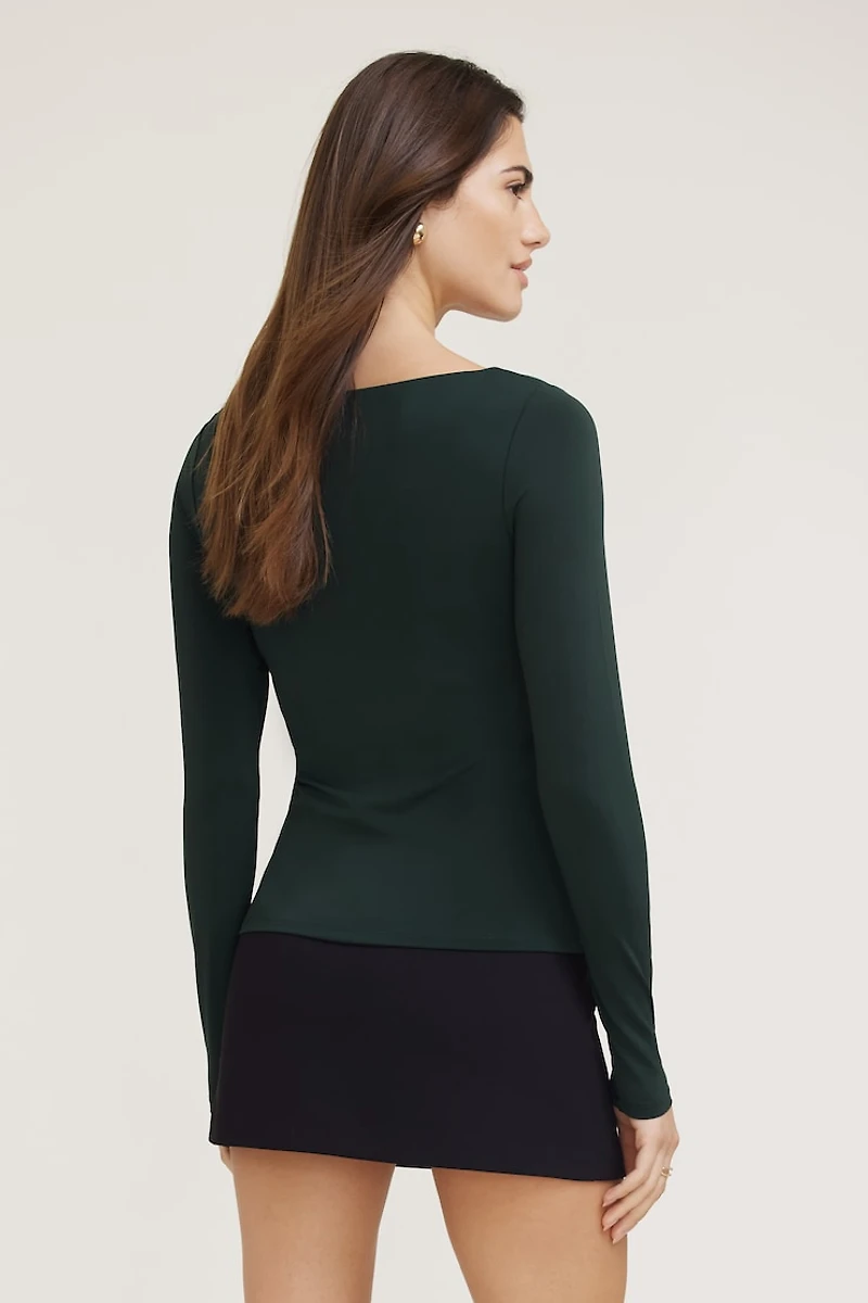 Nola Sculpt Long Sleeve Top