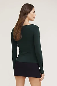 Nola Sculpt Long Sleeve Top
