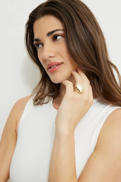 Oversized Heart Ring