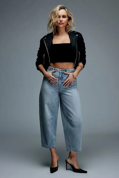 Blair High Rise Barrel Leg Jeans