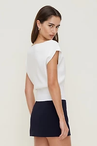 Chandail à col bateau