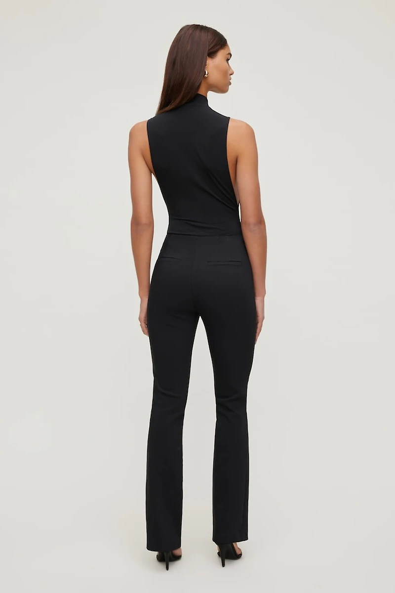 High Rise Slim Bootcut Pants