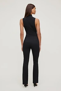 High Rise Slim Bootcut Pants