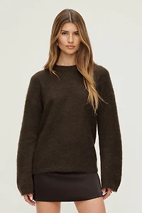 Premium Mohair Wide Sleeve Sweater