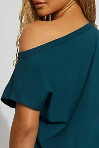 Wide Asymmetric T-Shirt