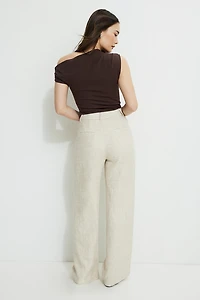 Yasmin Linen Straight Leg Pants