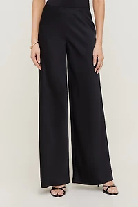 Izzy Wide Leg Satin Pants
