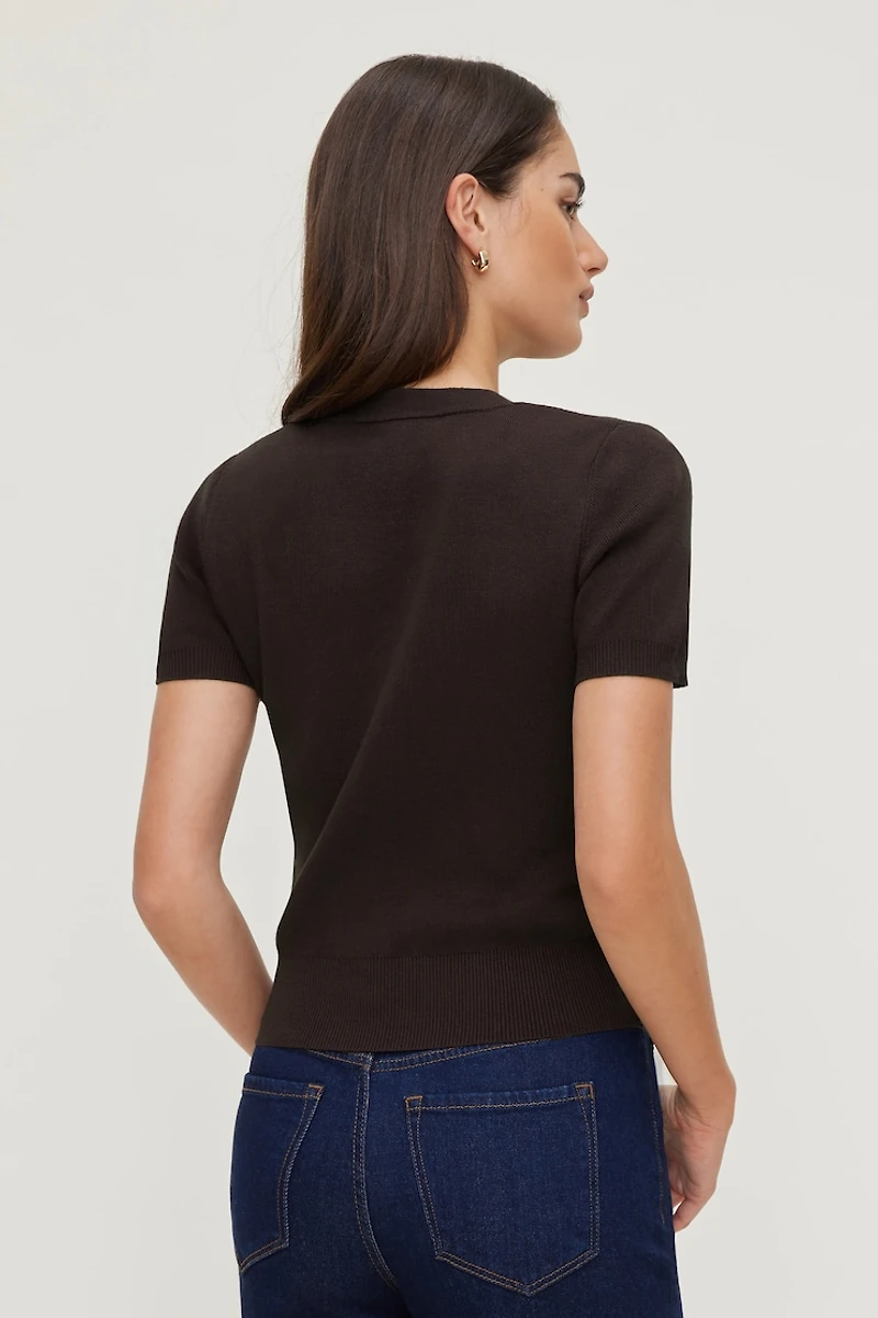 Clara Short Sleeve Sweater