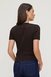 Clara Short Sleeve Sweater