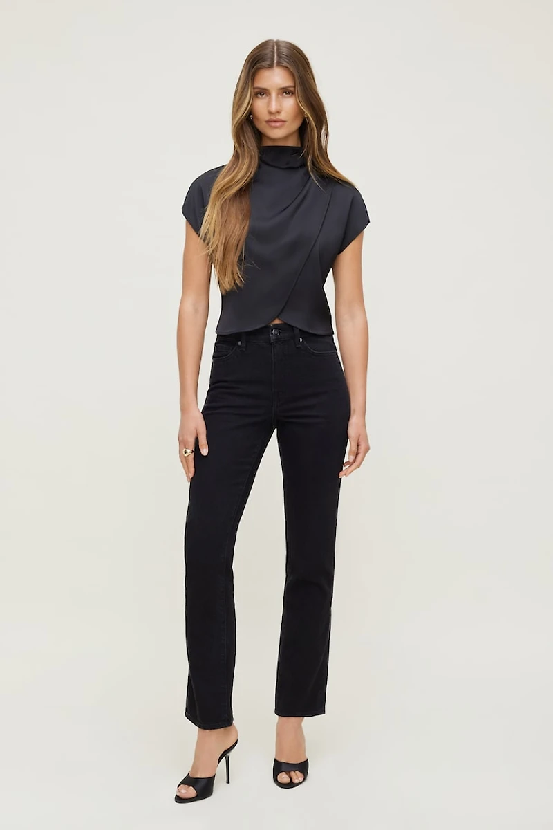 Frenchie High Rise Slim Leg Jeans