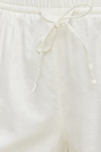 Linen Pull On Shorts