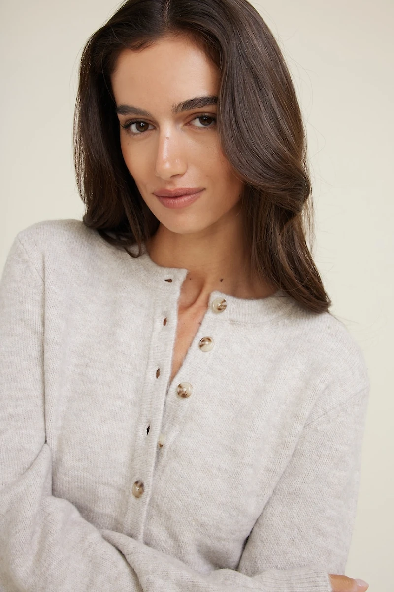 Rebecca Crewneck Cardigan